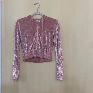 Pink Velvet Sweater